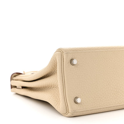 Hermes Taurillon Clemence Kelly Retourne 28 Parchemin 9 of 17
