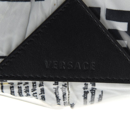 Versace PVC Tabloid Print Shopping Bag White Multicolor 7 of 12