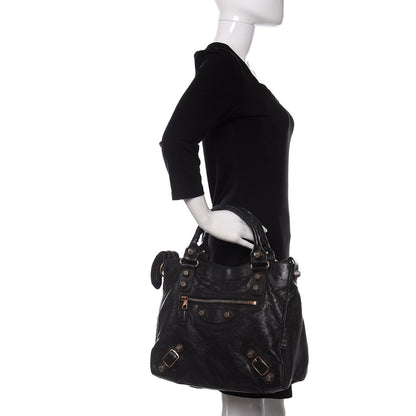 Balenciaga Agneau Giant 21 Rose Gold Hardware Velo Black 2 of 13