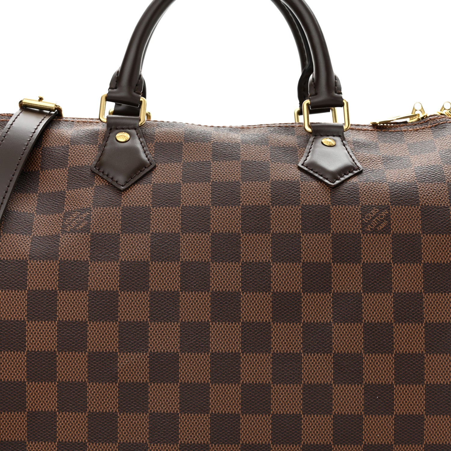 Louis Vuitton Damier Ebene Speedy Bandouliere 30 8 of 10