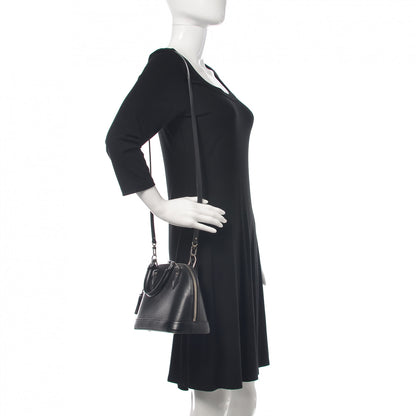 Louis Vuitton Epi Alma BB Black 2 of 9