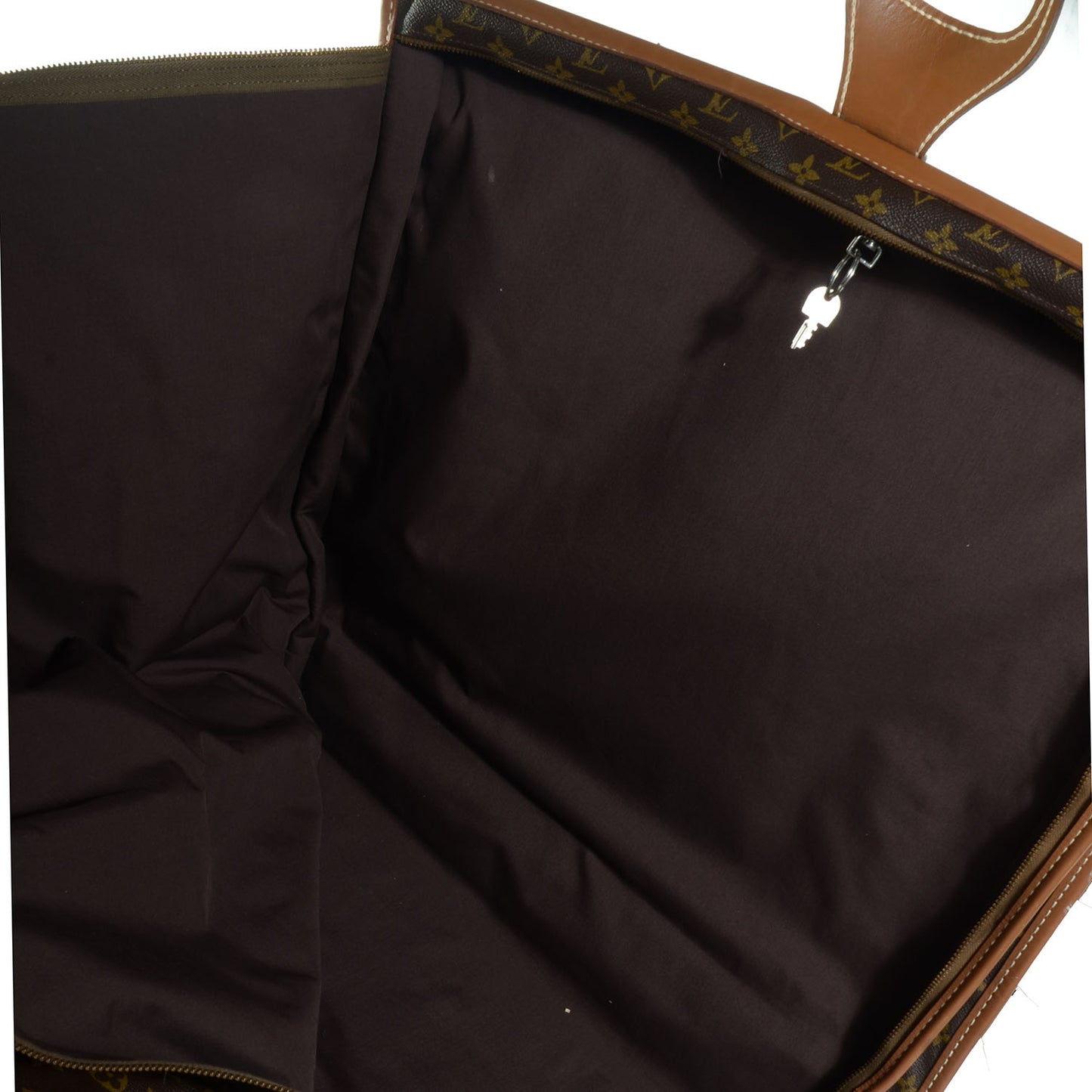 Monogram Saks Garment Carrier Bag