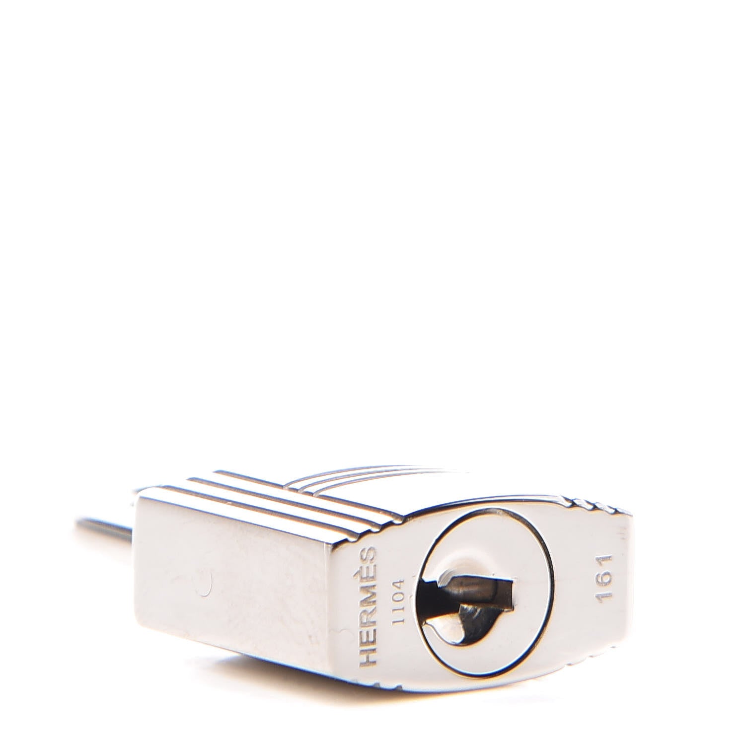 Hermes Barenia Lock and Key Clochette Set Bleu Marine 4 of 9