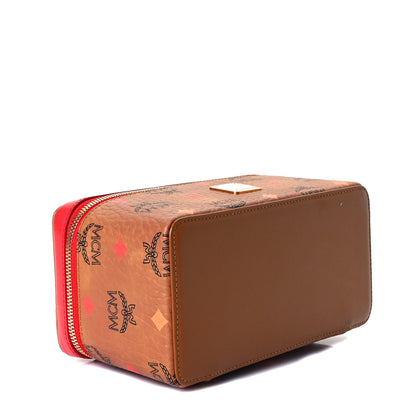 MCM Visetos Rockstar Vanity Case Cognac 4 of 7