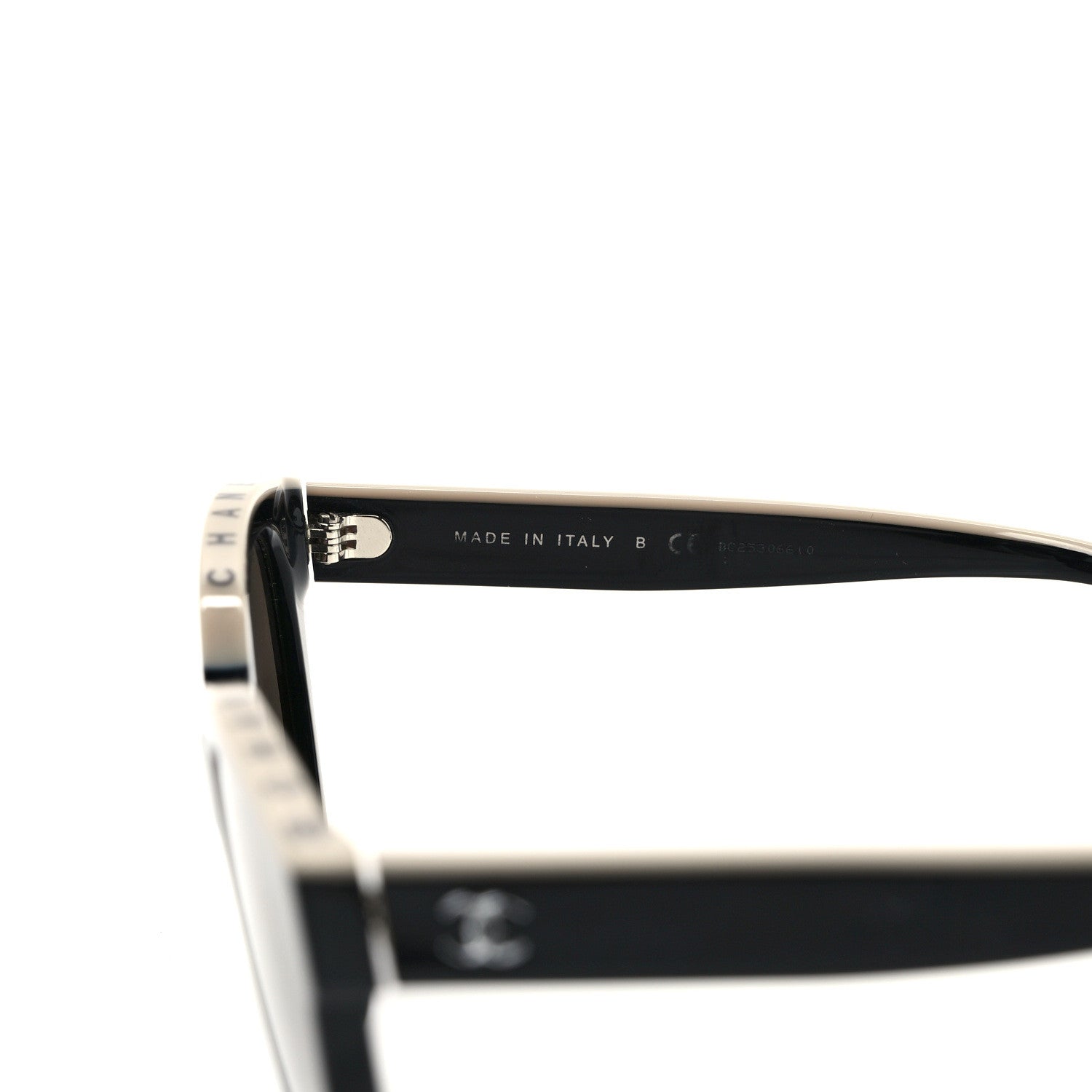 Chanel Acetate CC Butterfly Sunglasses 5414-A Black Beige 7 of 7