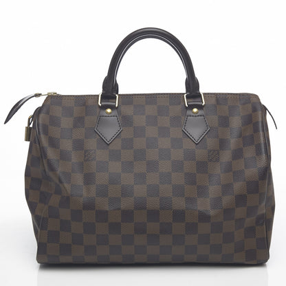 Louis Vuitton Damier Ebene Speedy 30 4 of 10