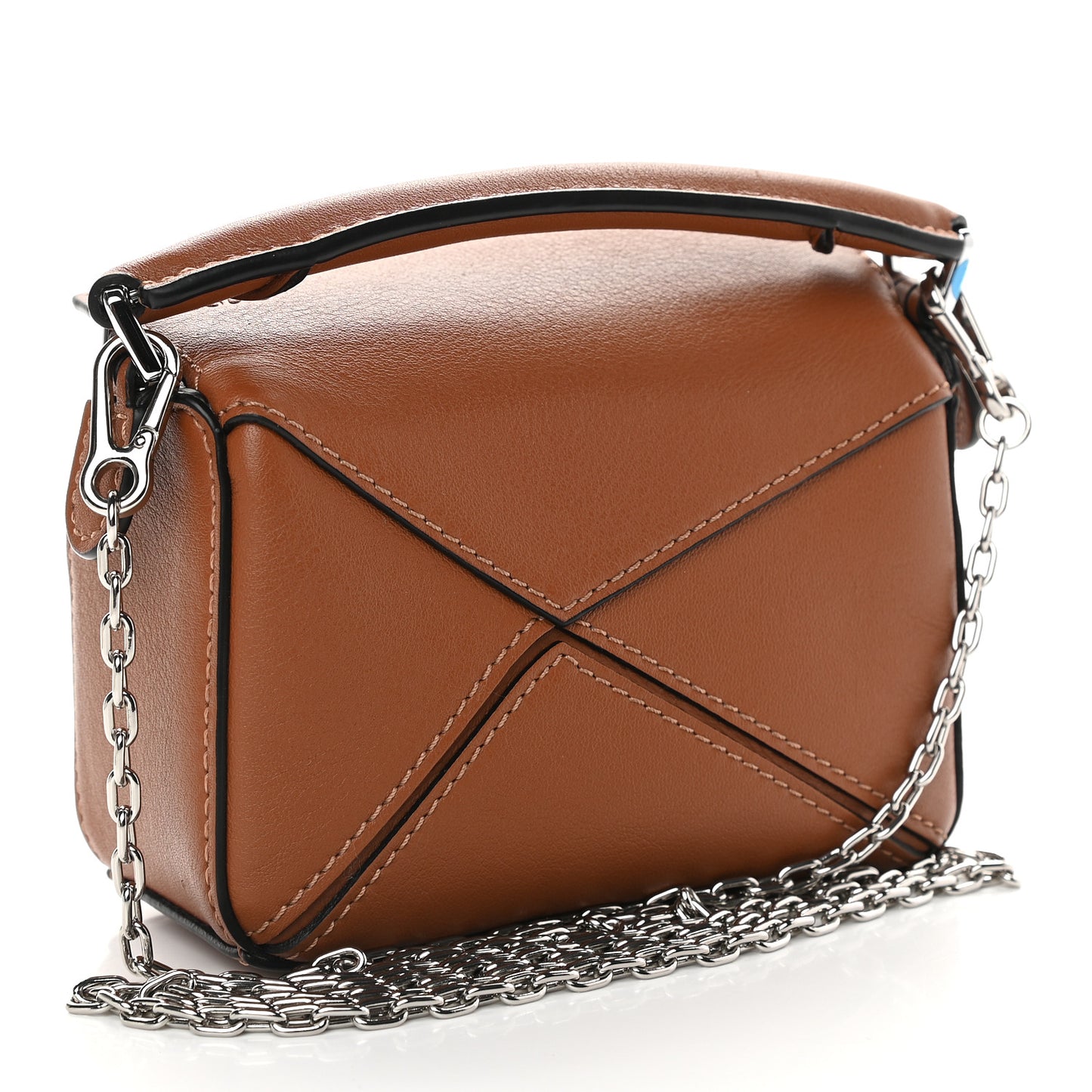 Calfskin Nano Puzzle Bag Tan