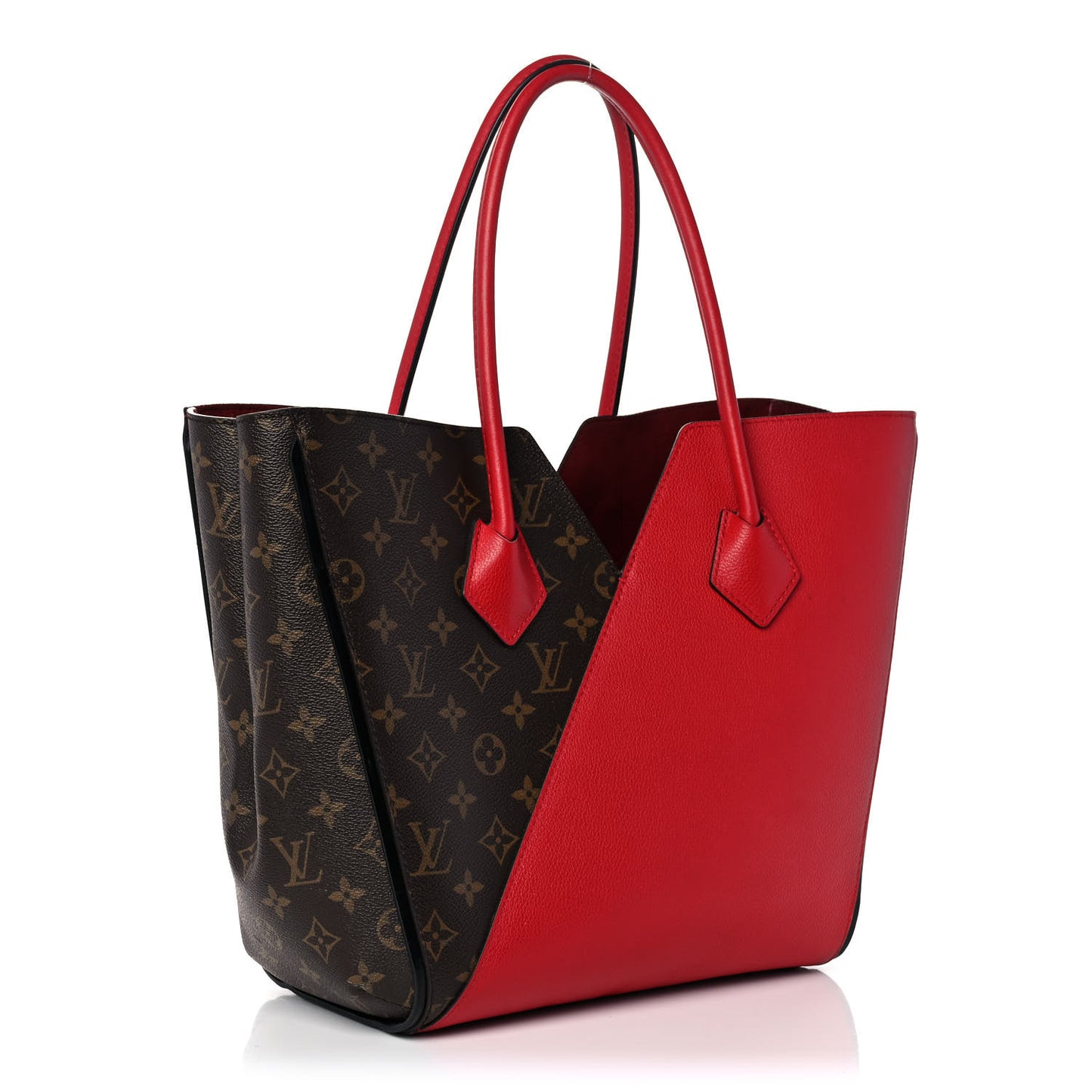 Calfskin Monogram Kimono Tote Cherry