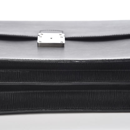 Louis Vuitton Epi Robusto 2 Compartment Briefcase Black 8 of 9