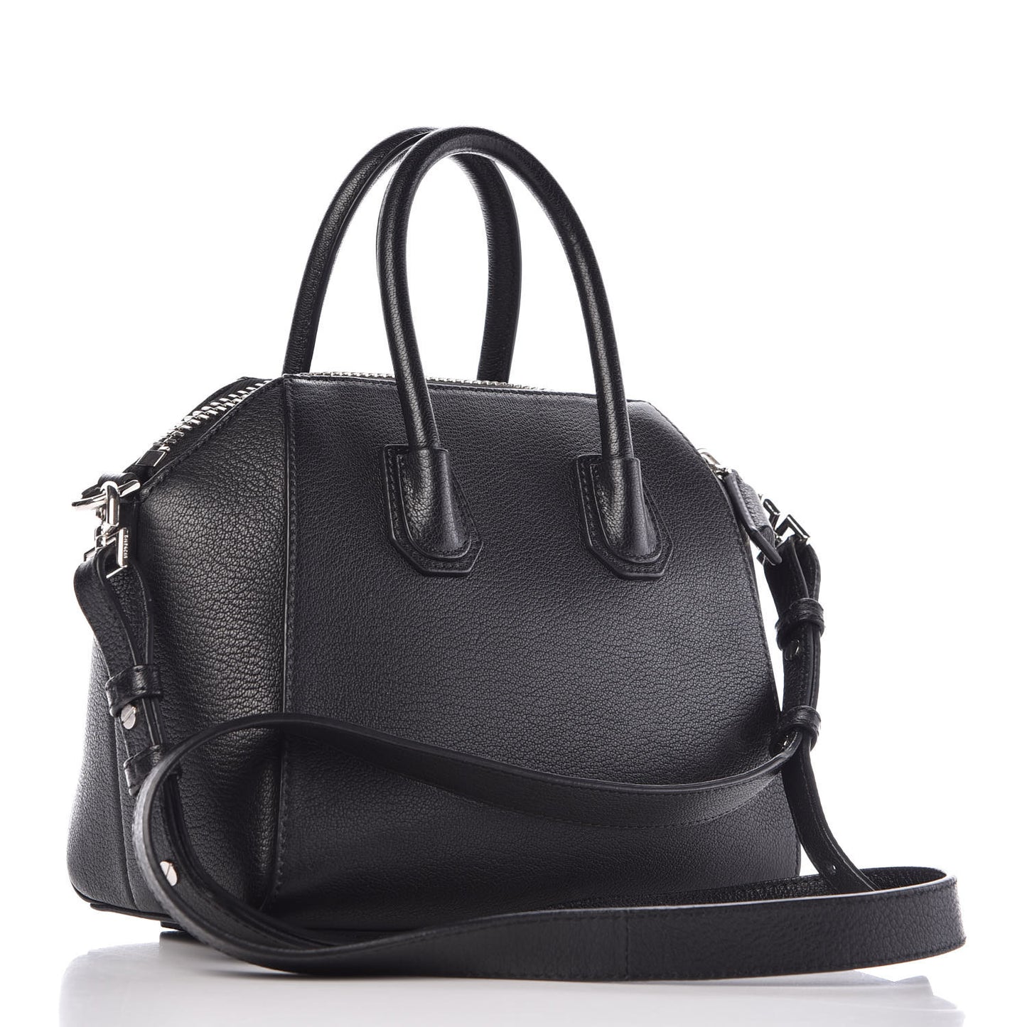 Sugar Goatskin Mini Antigona Black