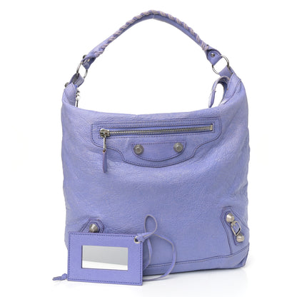 Balenciaga Agneau Giant 12 Silver Hardware Day Hobo Mauve Light Mauve 3 of 15