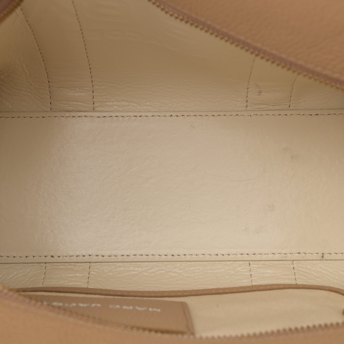 Grained Calfskin Small The Tote Camel