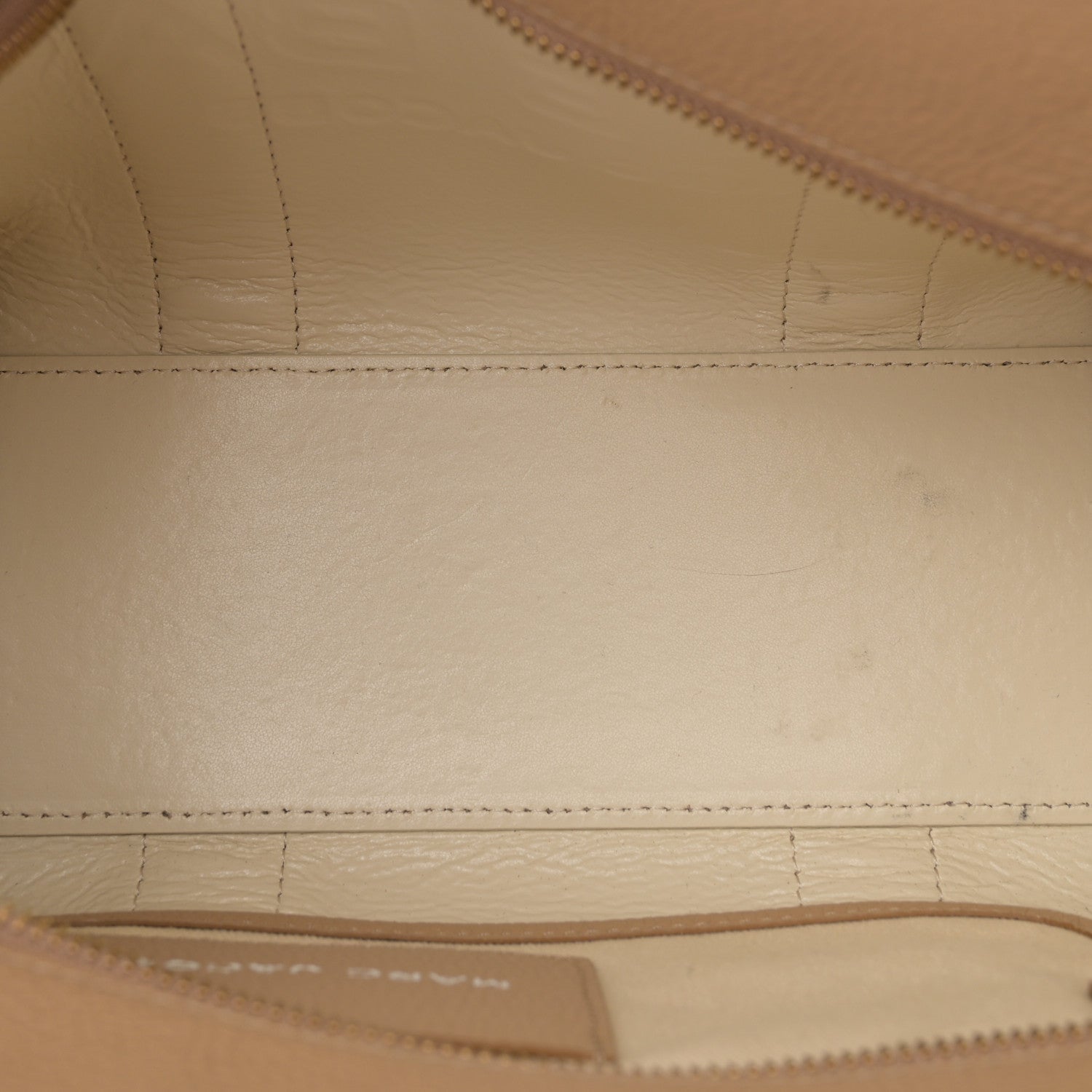 Marc Jacobs Grained Calfskin Small The Tote Camel 5 of 12