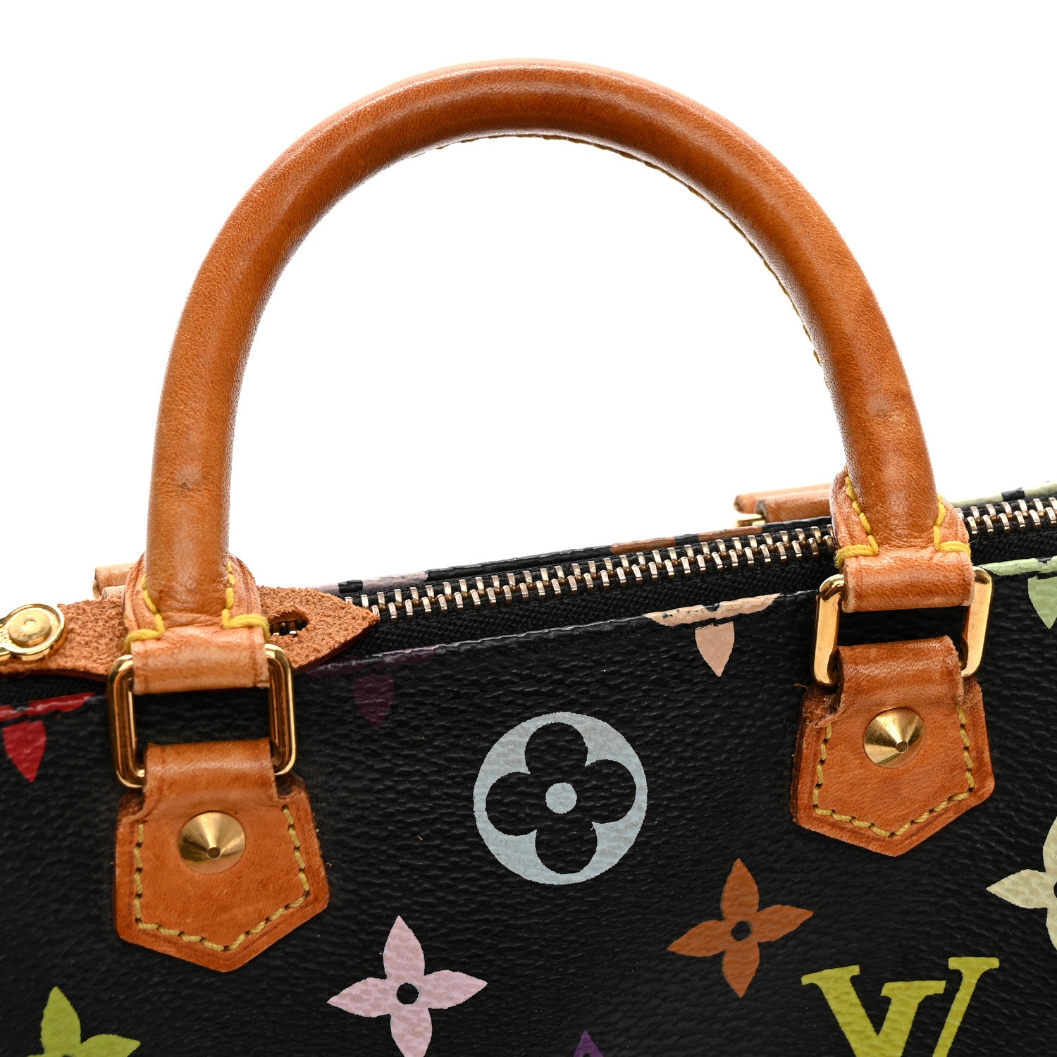 Louis Vuitton Monogram Multicolor Mini Sac HL Speedy Black 13 of 13