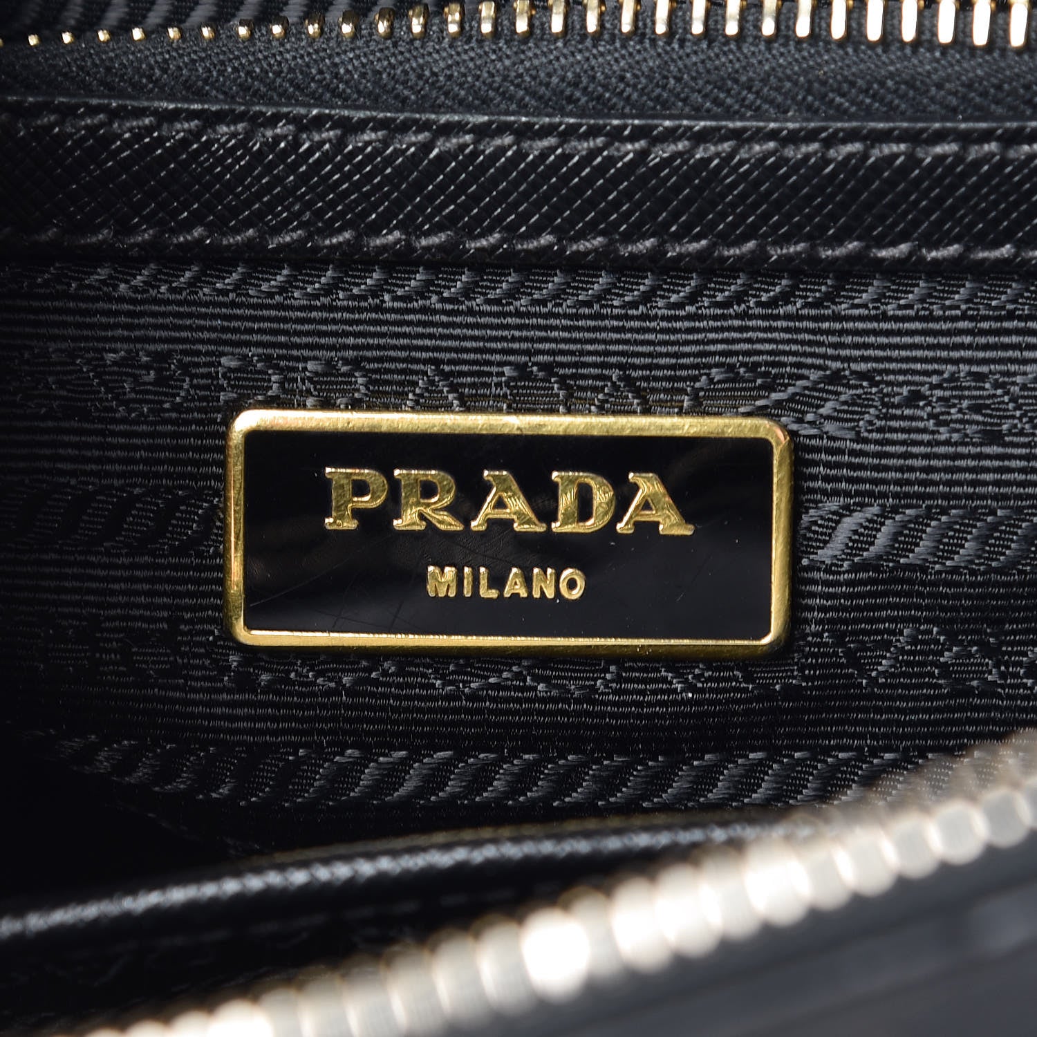 Prada Saffiano Small Galleria Double Zip Tote Black 7 of 12