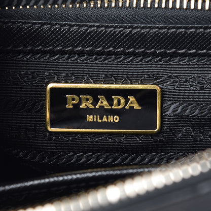 Prada Saffiano Small Galleria Double Zip Tote Black 7 of 12
