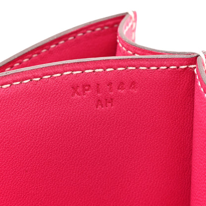 Hermes Epsom Constance 24 Rose Tyrien 8 of 11