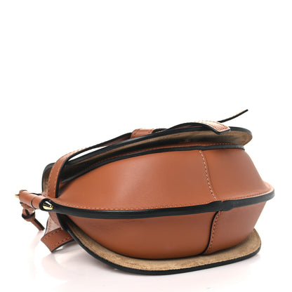 Loewe Calfskin Jacquard Mini Gate Dual Bag Tan 4 of 10