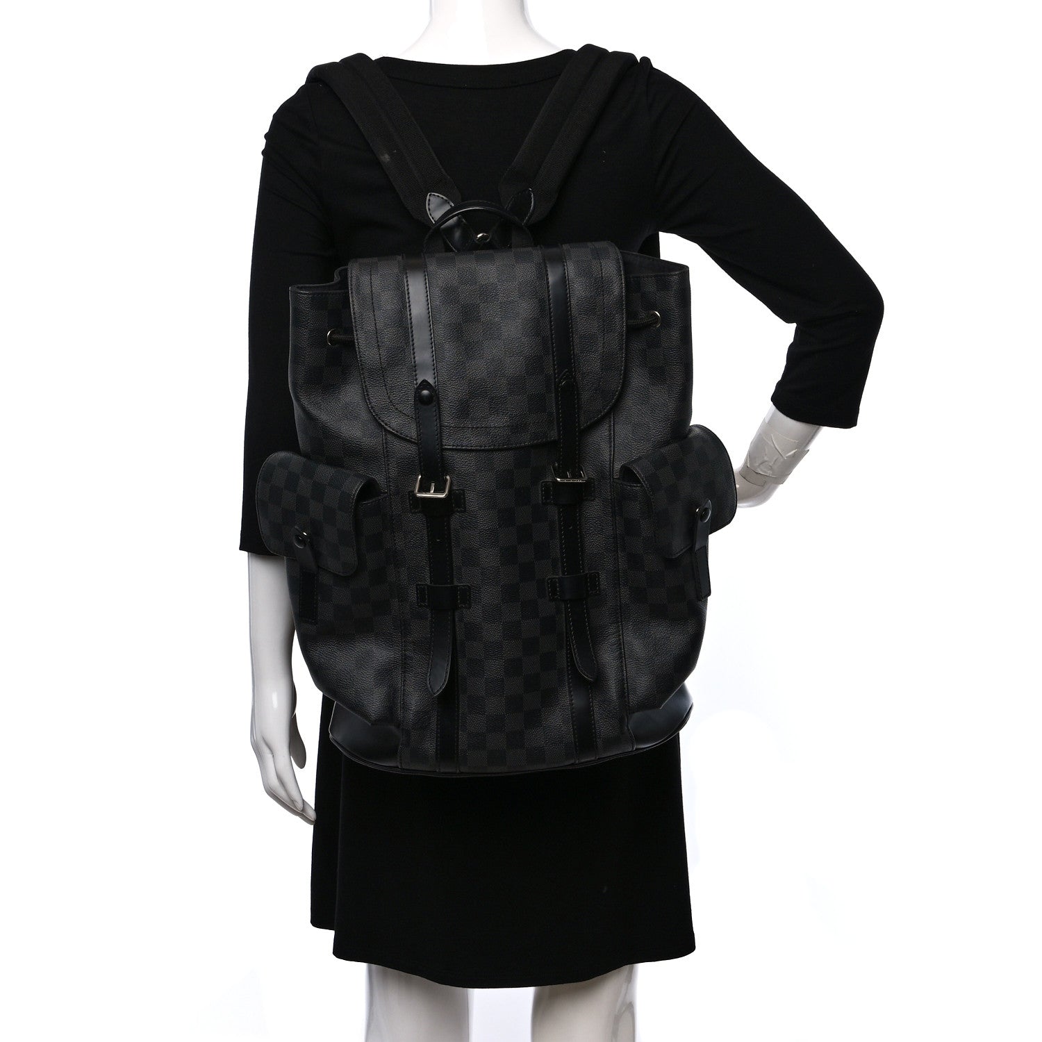 Louis Vuitton Damier Graphite Christopher PM Backpack 2 of 8
