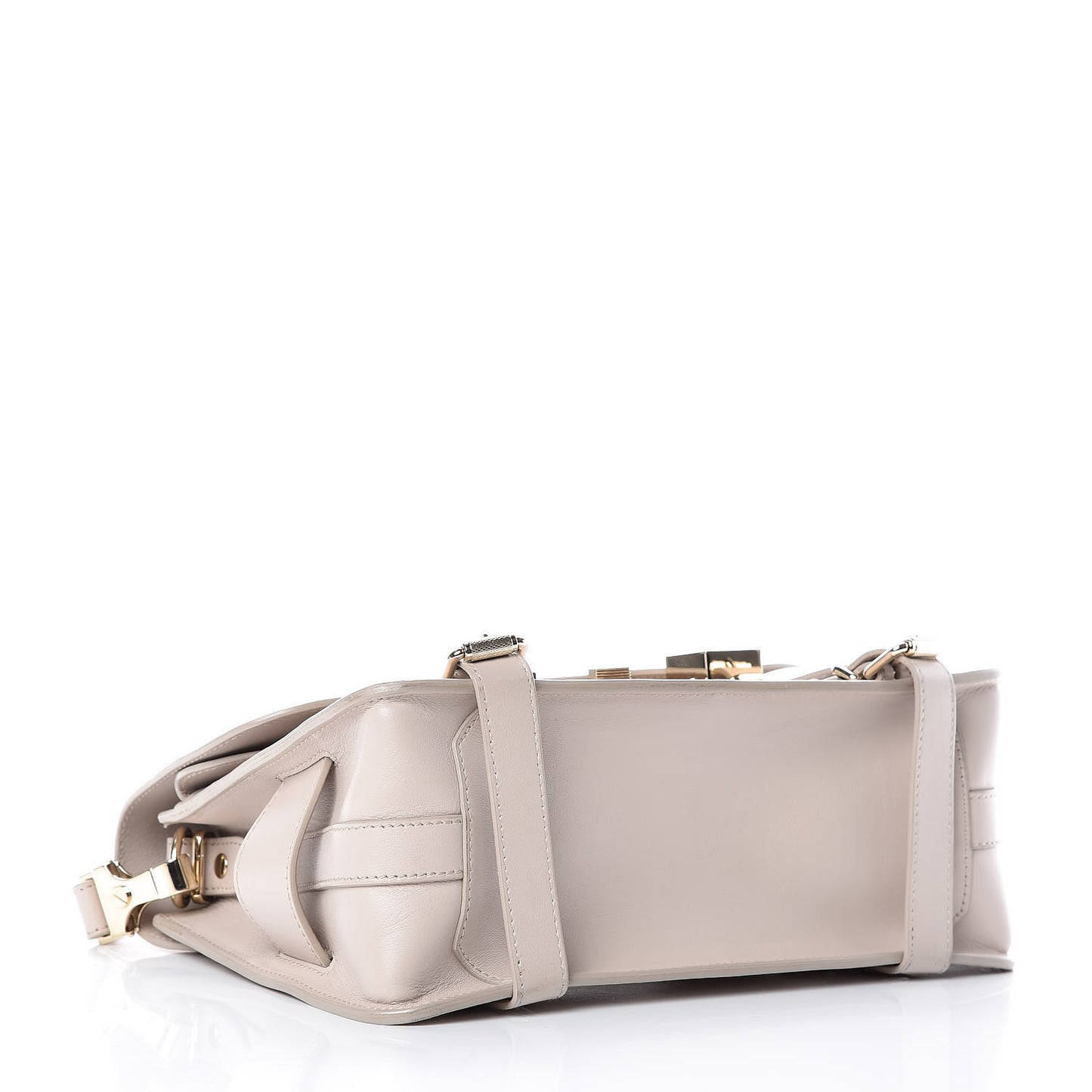 Calfskin PS11 Classic Shoulder Bag Canvas