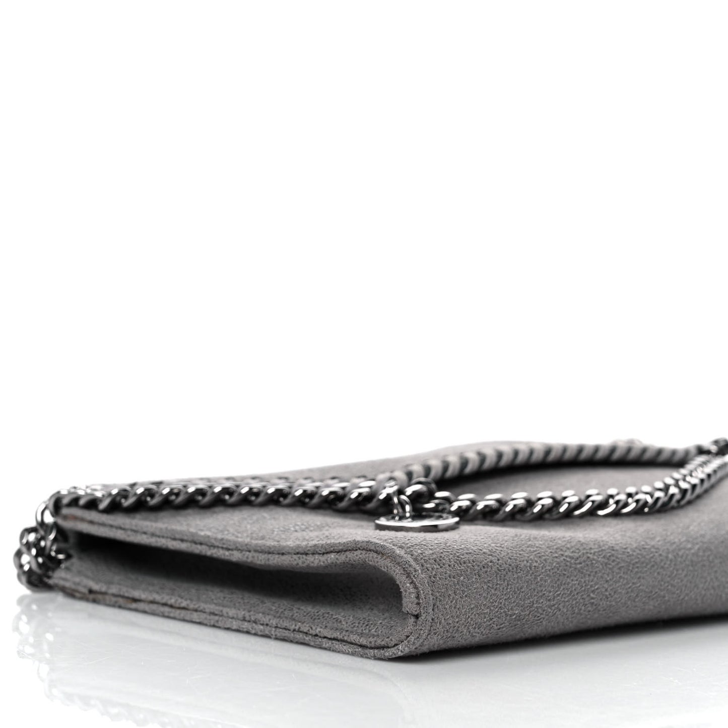Shaggy Deer Mini Falabella Crossbody Bag Grey