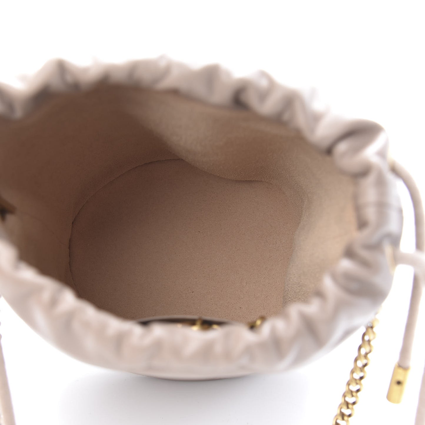 Calfskin Matelasse Mini GG Marmont 2.0 Bucket Bag Porcelain Rose