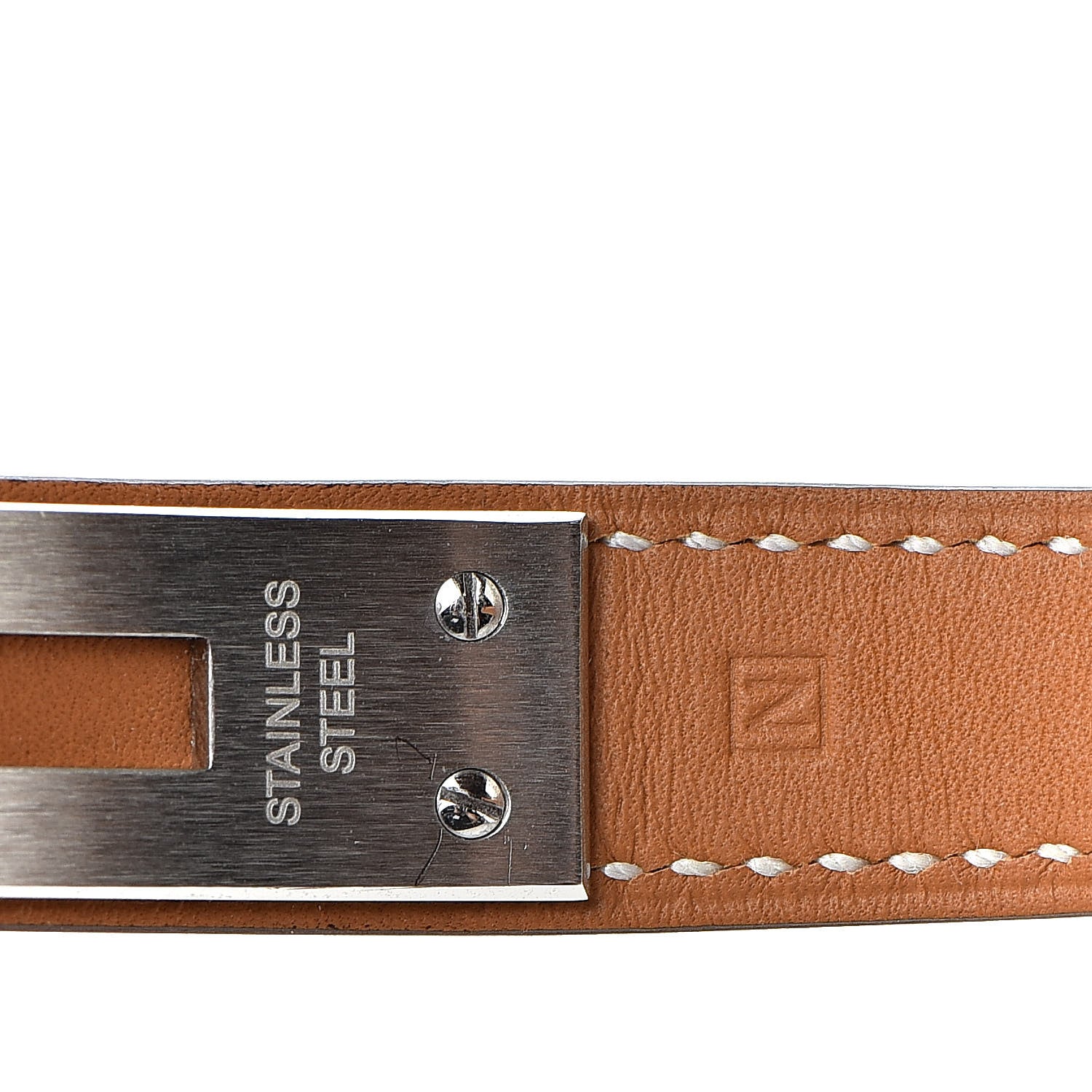 Hermes Swift Kelly Watch Replacement Strap Band Etoupe 5 of 7