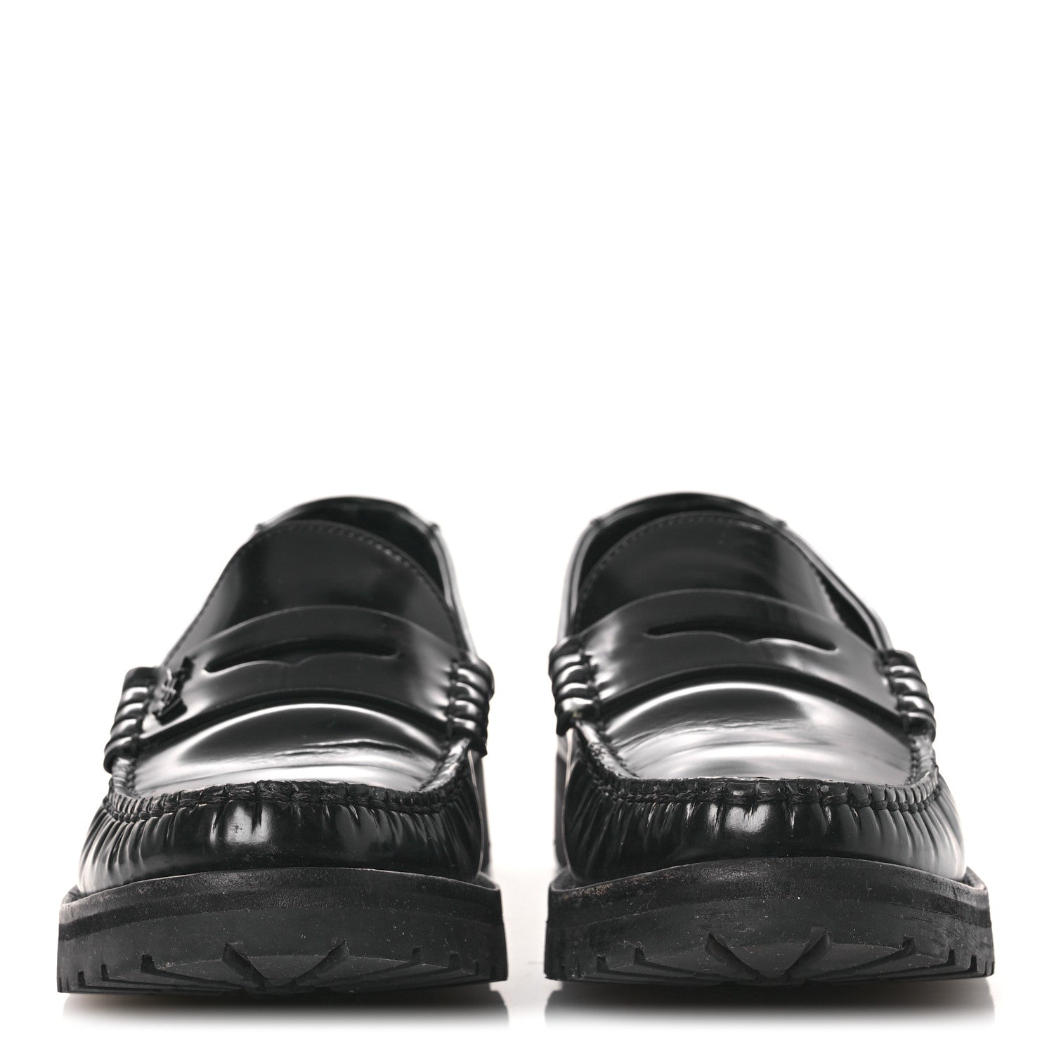 Saint Laurent Patent Tribute 75 Platform Sandals 39 Black 5 of 24