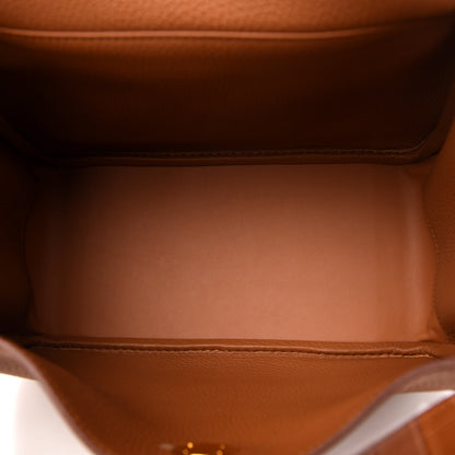 Hermes Taurillon Clemence Matte Niloticus Crocodile Touch Lindy 26 Gold 5 of 11