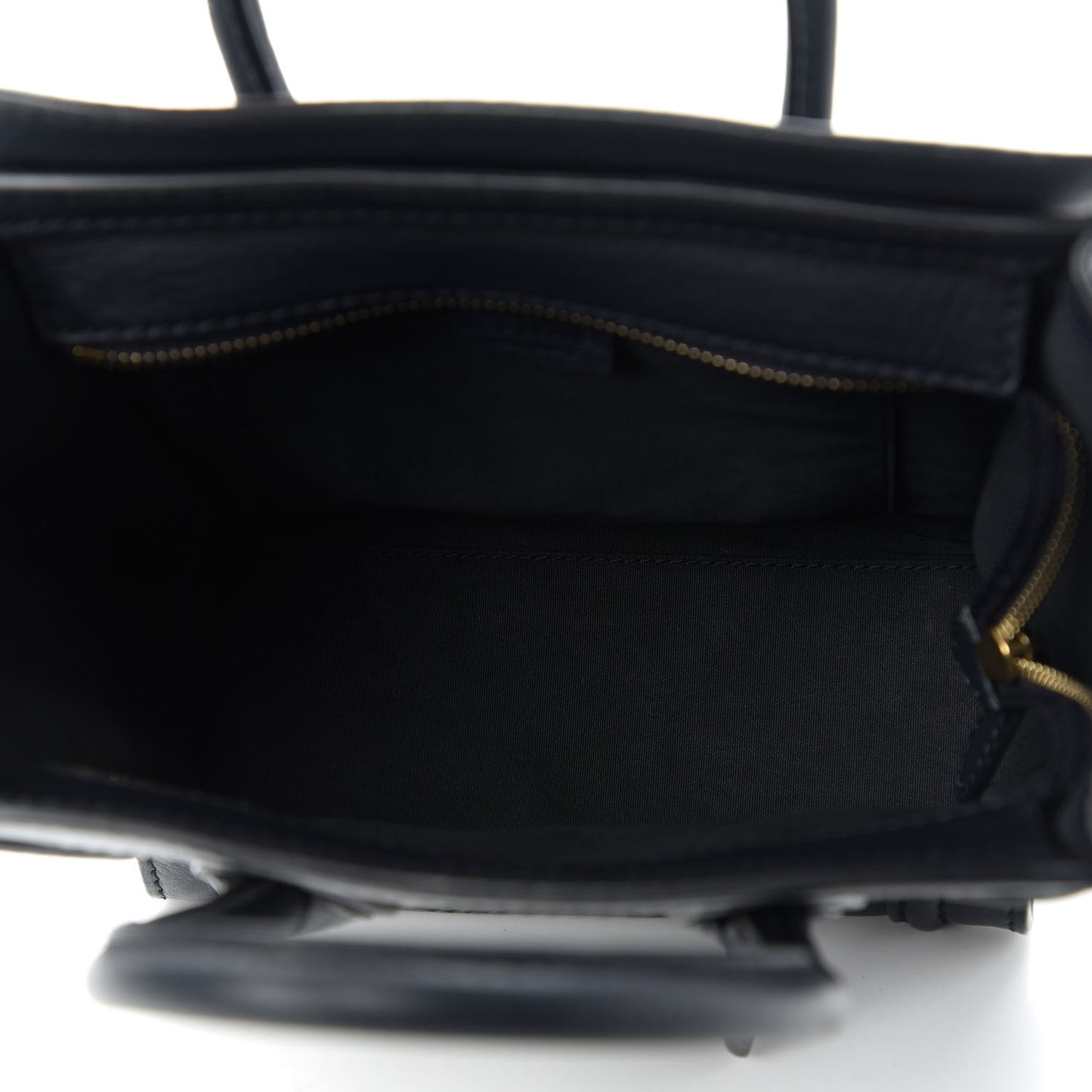 Smooth Calfskin Nano Luggage Black