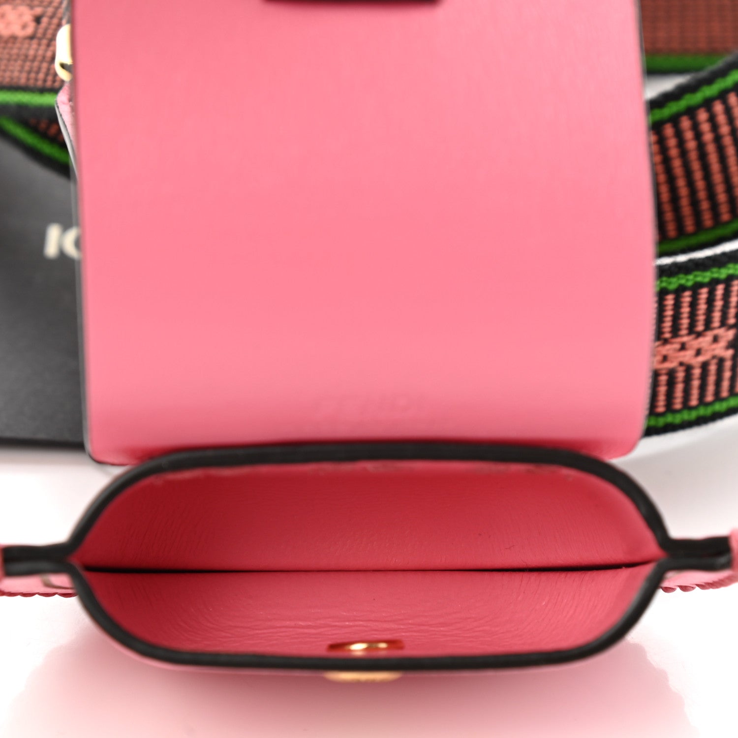 Fendi Vitello King Logo Pico Baguette Strap Airpods Pro Case Pink 5 of 6