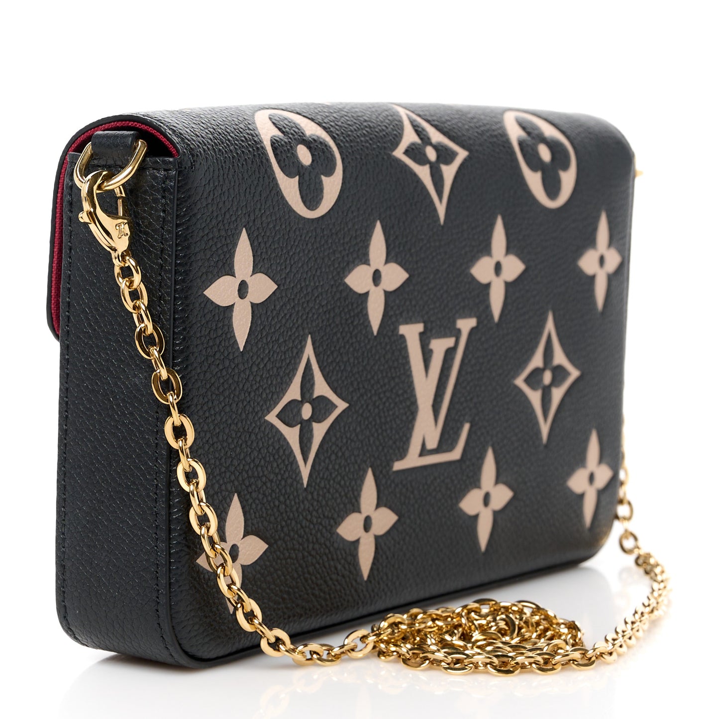 Empreinte Monogram Giant Felicie Pochette Black Beige