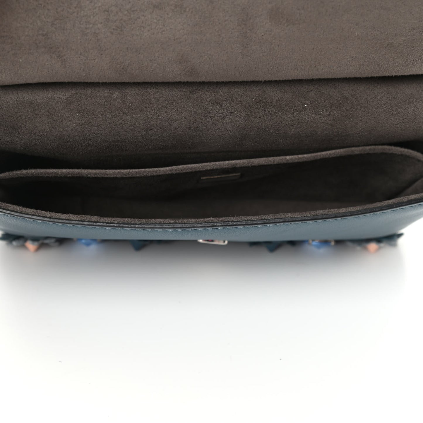Vitello Dolce Crystal Flowerland Bi-Color Micro Double Baguette Pavone Ardesia