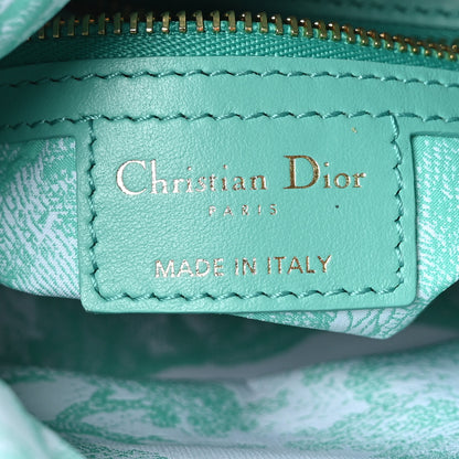 Christian Dior Wicker Oblique Mini Lady Dior Bag Aquamarina 6 of 9