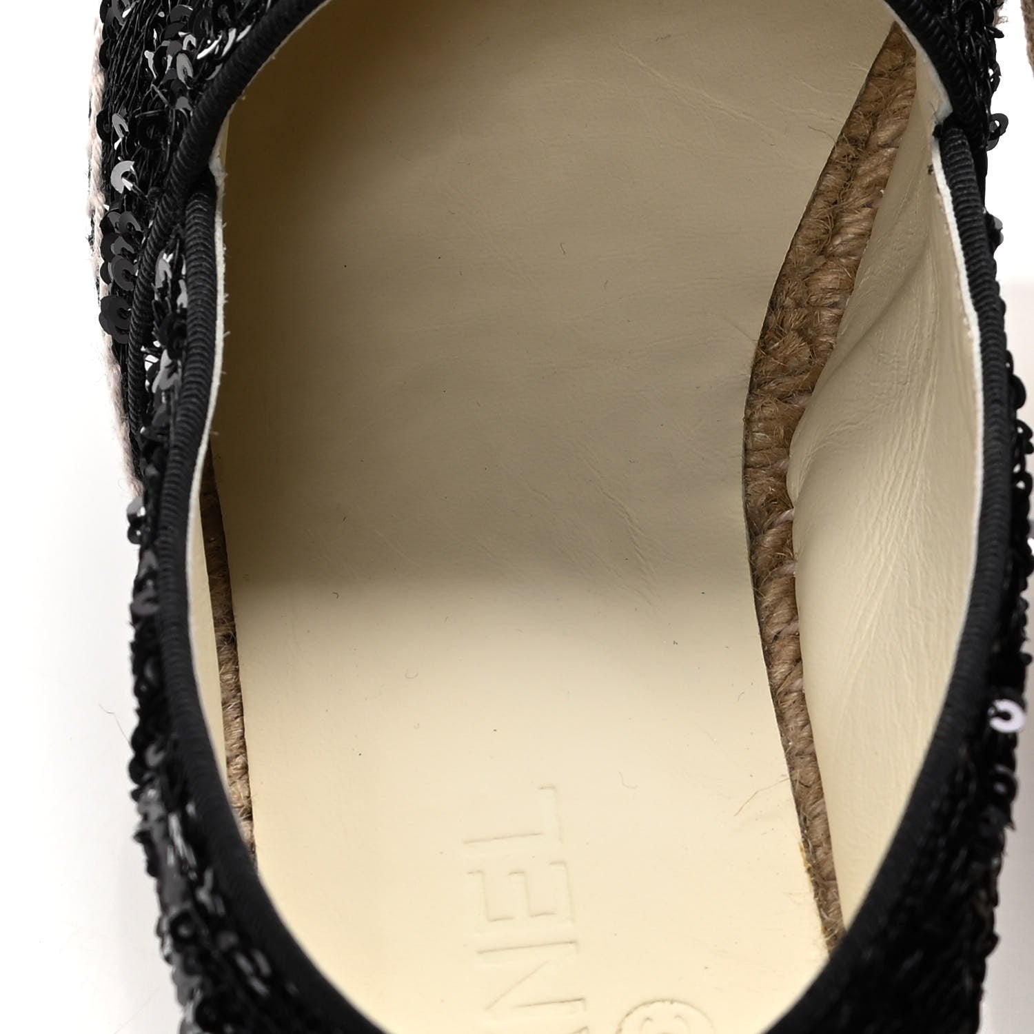 Chanel Patent Sequin CC Espadrilles 41 Black 13 of 13