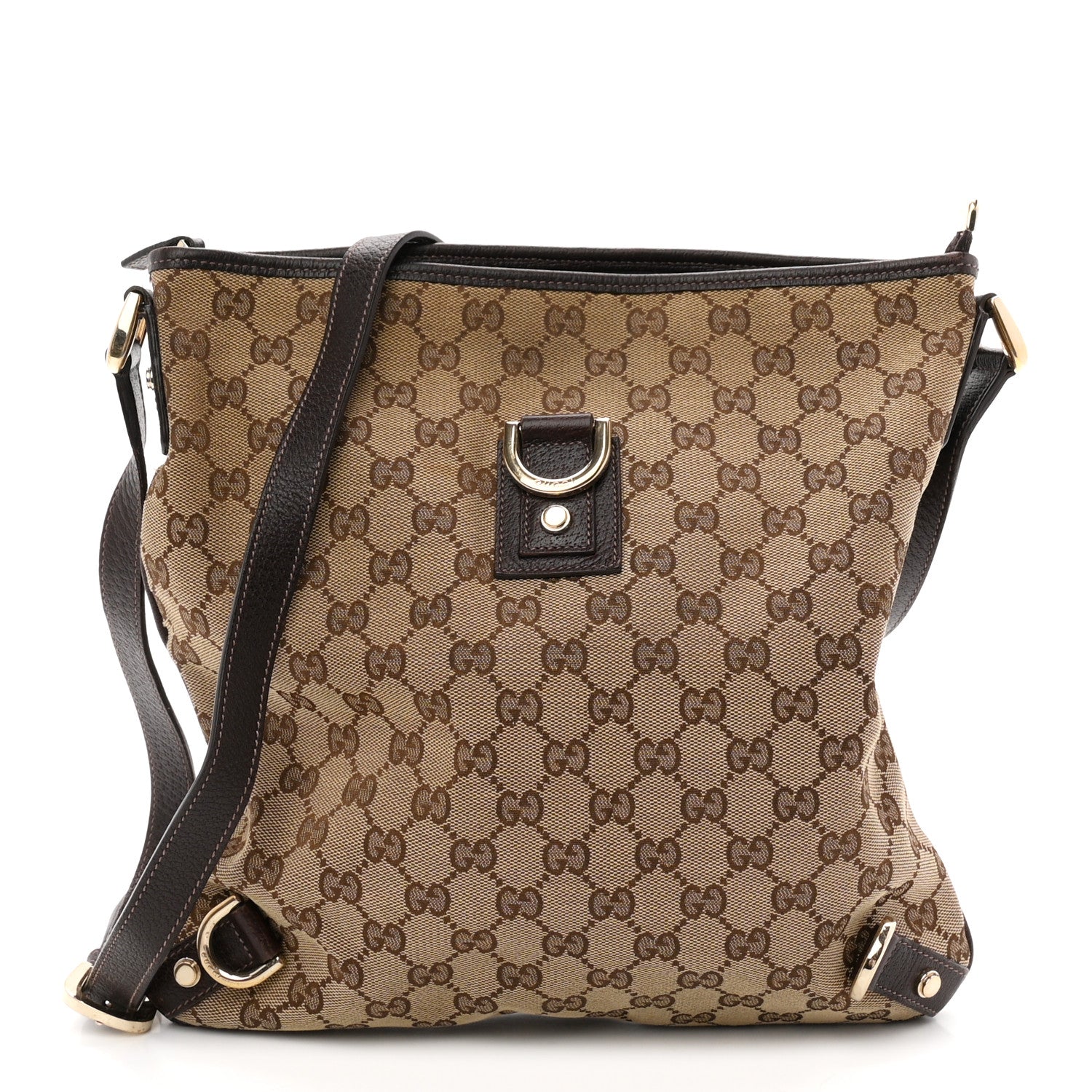 Gucci Monogram Abbey Messenger Bag Dark Brown 1 of 9