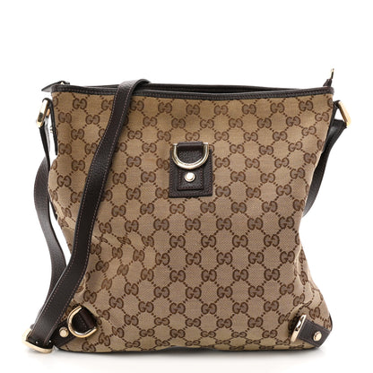 Gucci Monogram Abbey Messenger Bag Dark Brown 1 of 9