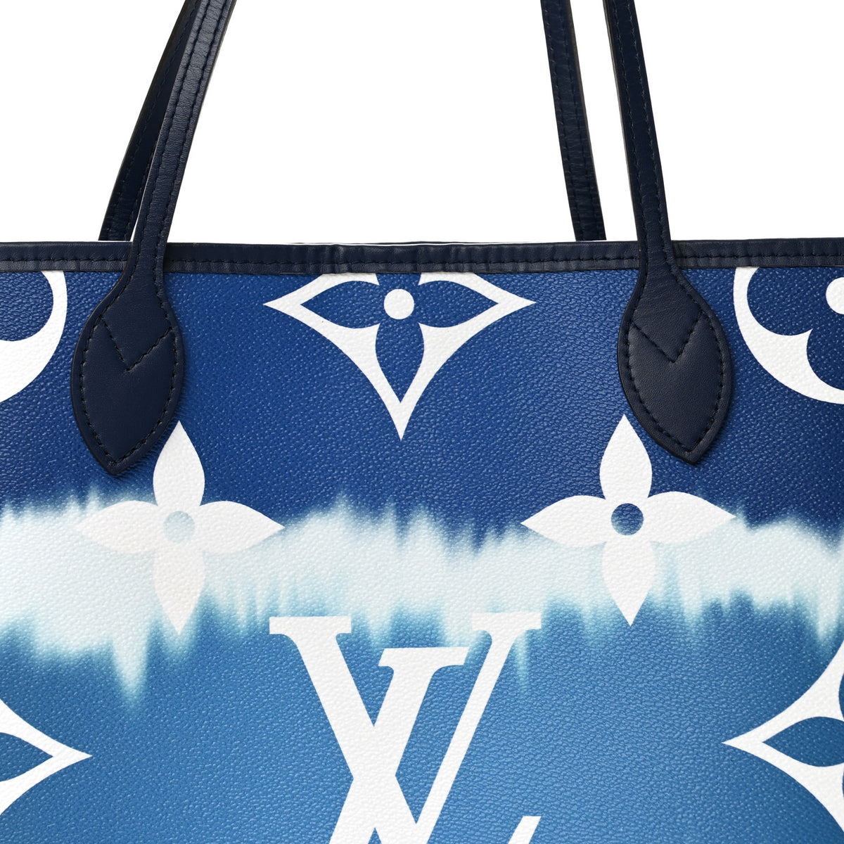 Louis Vuitton Monogram Escale Neverfull MM Blue 9 of 12