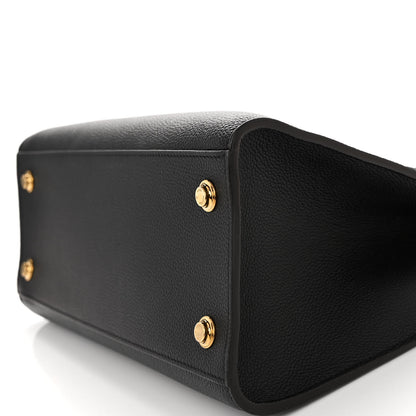 Louis Vuitton Taurillon City Steamer MM Black 9 of 9