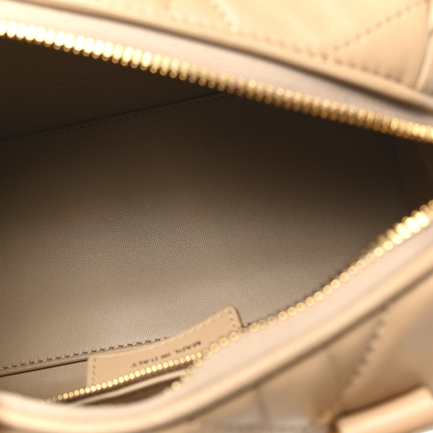 Christian Dior Calfskin Macrocannage Groove 20 Bag Biscuit 5 of 10
