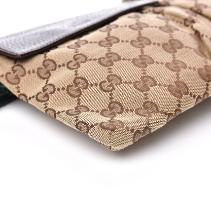 Gucci Monogram Web Belt Bag Dark Brown 6 of 10