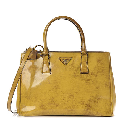 Prada Spazzolato Medium Double Zip Tote Sole Fume 1 of 18