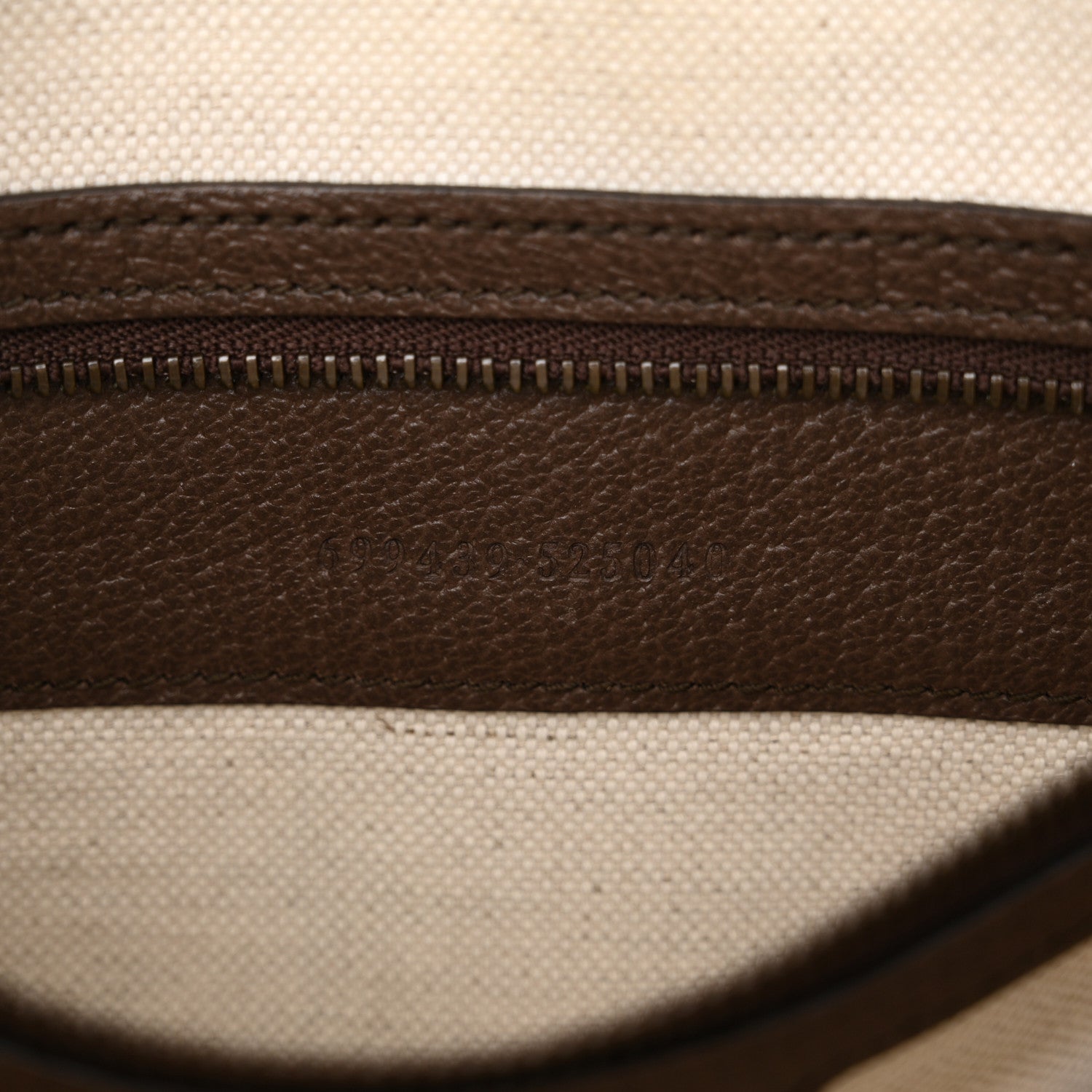 Gucci GG Supreme Monogram Textured Dollar Calfskin Web Ophidia Wristlet Shoulder Bag Beige Ebony New Acero 7 of 11