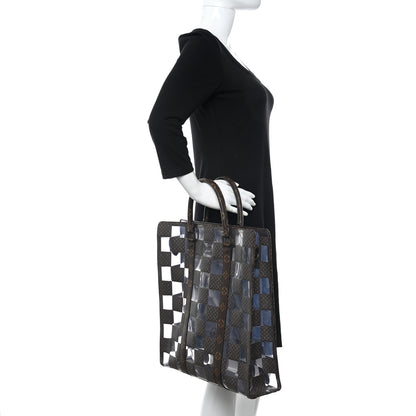 Louis Vuitton PVC Monogram Chess Sac Plat 2 of 9