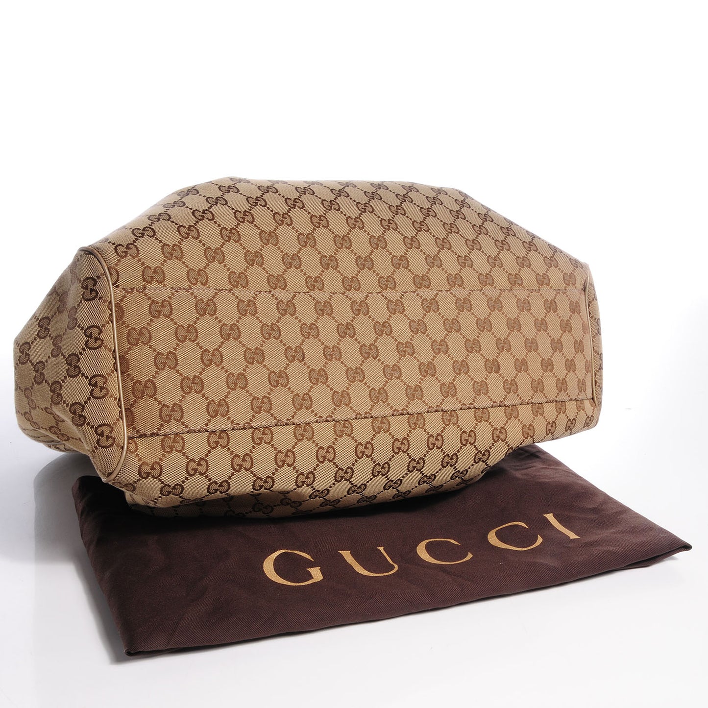 Monogram Large Sukey Tote Beige Champagne