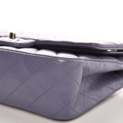 Chanel Lambskin Quilted Medium Double Flap Light Purple 11 of 16