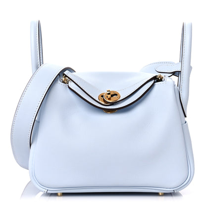 Hermes Swift Mini Lindy 20 Bleu Brume 1 of 11
