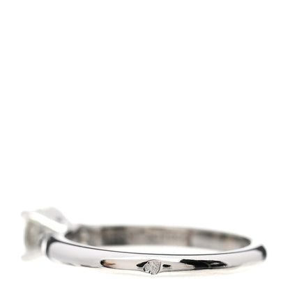 Cartier Platinum Diamond .34ct 1895 Solitaire Engagement Ring 47 4 7 of 8