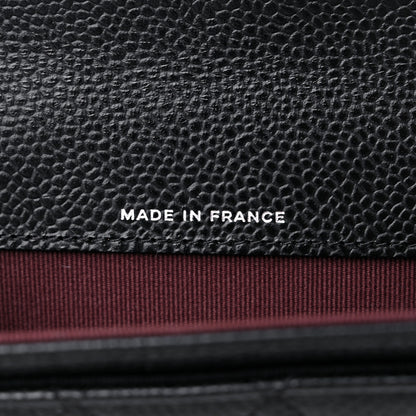 Chanel Caviar Quilted Flap Card Holder Wallet Black 7 of 8