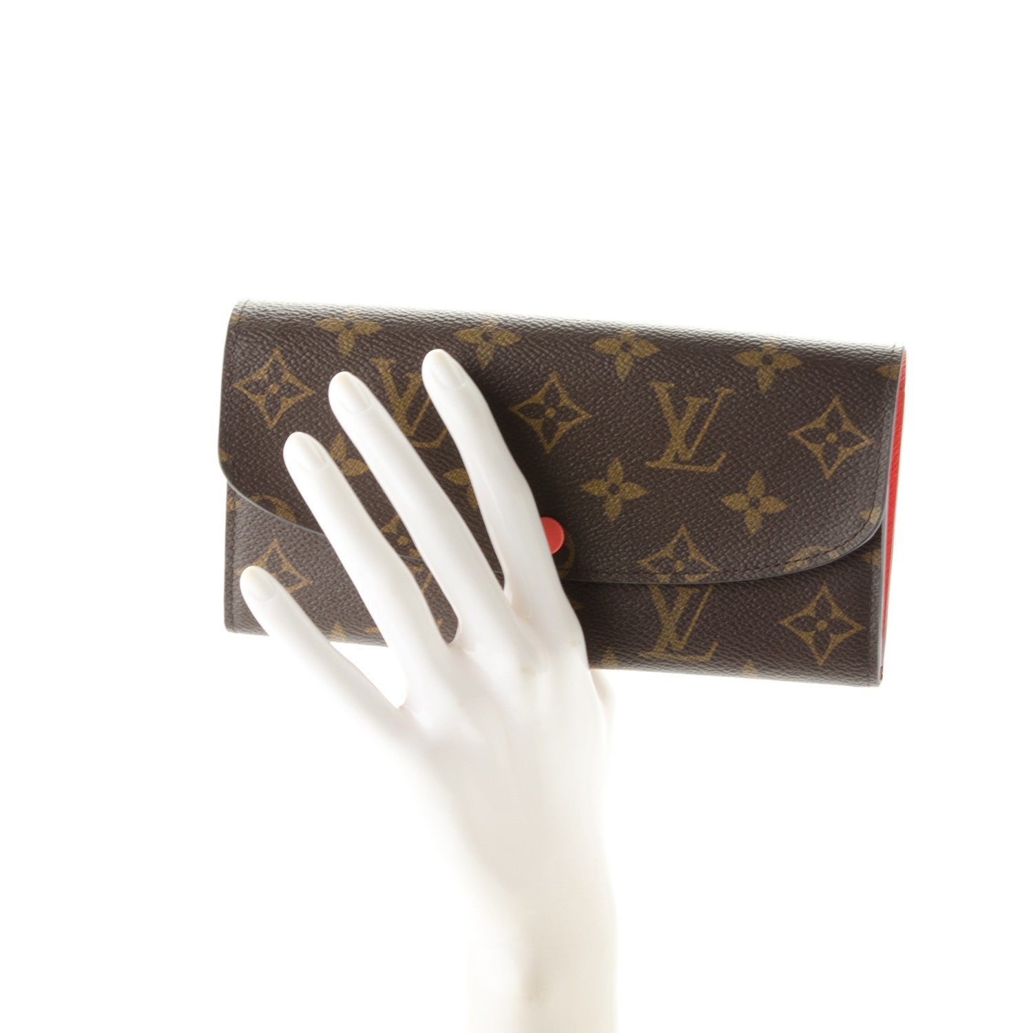 Louis Vuitton Monogram Emilie Wallet Poppy 2 of 7